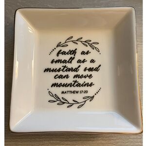 Mustard Seed jewelry dish